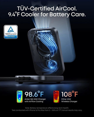 Anker Prime 3-in-1 Wireless Charging Station 25W Magnetic Charger B25N1 3