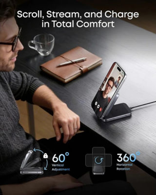 Anker Prime 3-in-1 Wireless Charging Station 25W Magnetic Charger B25N1 5