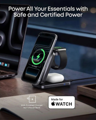 Anker Prime 3-in-1 Wireless Charging Station 25W Magnetic Charger B25N1 7