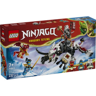 Buy LEGO NINJAGO 71863 Zilvar and Grimtak the Dragon Beast Online