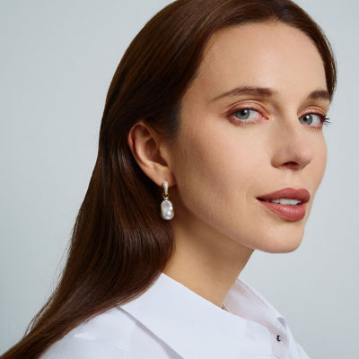Pearly Lustre Elegant Baroque Pearl Earrings WE00875 2
