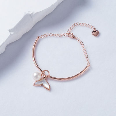 Pearly Lustre Top Lustre Freshwater Pearl Bracelet WB00227 | MOTHER OF PEARL 2