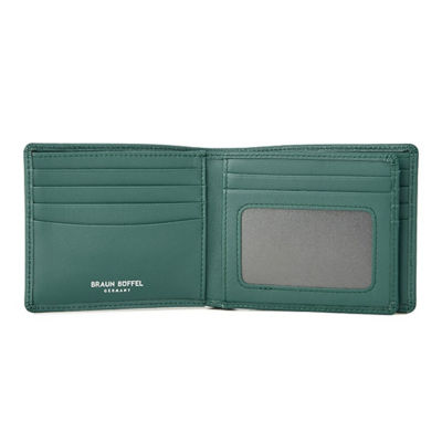 BRAUN BÜFFEL Braun Buffel Bergen Centre Flap Cards Wallet in Malachite 4
