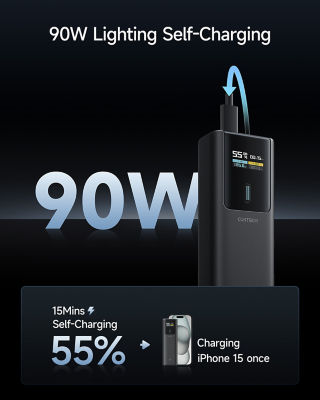 CUKTECH 10 10000mAh 3C Power Bank 150W Fast Charging Portable Charger 3