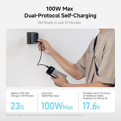 CUKTECH 15 Air 15000mAh 3C Power Bank 90W Fast Charging Portable Charger 11