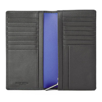 BRAUN BÜFFEL Braun Buffel Andile Bifold Long Wallet With Zip Compartment in Black/Dazzling Blue 4