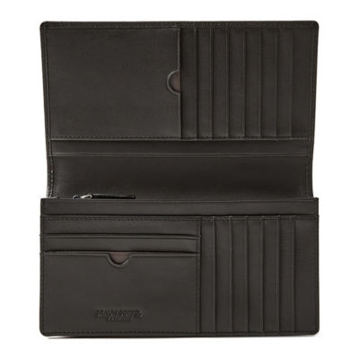 BRAUN BÜFFEL Braun Buffel Ikon Bifold Long Wallet With Zip Compartment in Black 4