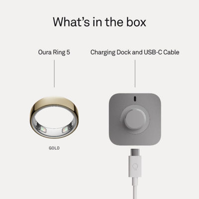Oura Ring 5 Smart Ring - Gold 7
