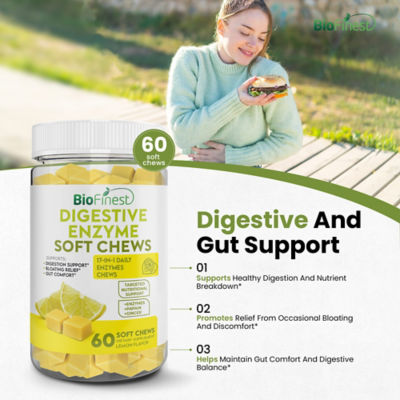 Biofinest消化酶软咀嚼片 6