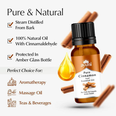 Ayumi Pure Cinnamon Leaf Essential Oil 15ml 7