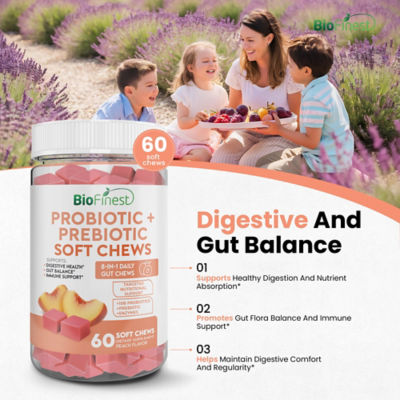 Biofinest Probiotic Prebiotic Soft Chews Supplement 6