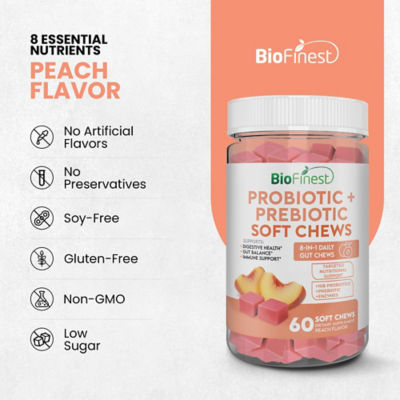 Biofinest Probiotic Prebiotic Soft Chews Supplement 7