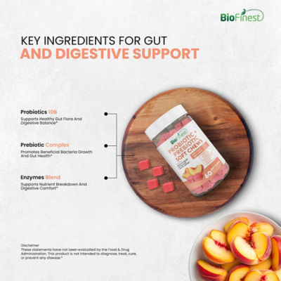 Biofinest Probiotic Prebiotic Soft Chews Supplement 8