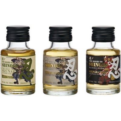 SHINOBU WHISKY MINIATURE SET (50ML X 3) 3