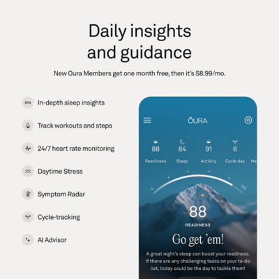Oura Ring 5 Smart Ring - Silver 3