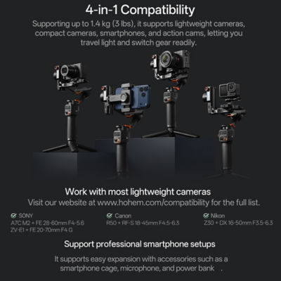 Hohem iSteady MT3 AI Humen Tracking Camera Gimbal Stabilizer 4
