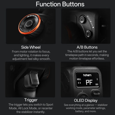 Hohem iSteady MT3 AI Humen Tracking Camera Gimbal Stabilizer 8