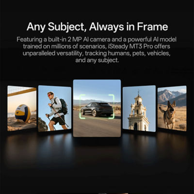 Hohem iSteady MT3 Pro Kit AI Human & Object Tracking Camera Gimbal Stabilizer with Accessories 4