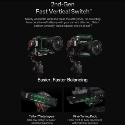 Hohem iSteady MT3 Pro Kit AI Human & Object Tracking Camera Gimbal Stabilizer with Accessories 9
