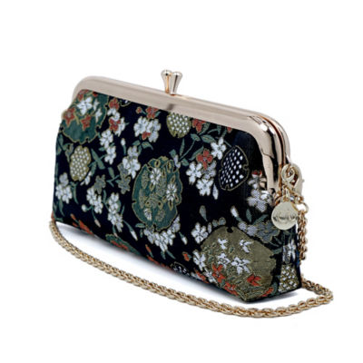 COCOONESE Wristlet Pouch - Snowdrop (Black) 2