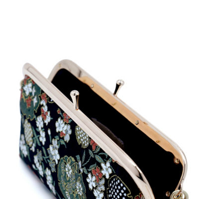COCOONESE Wristlet Pouch - Snowdrop (Black) 3