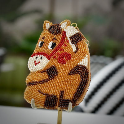 COCOONESE Beaded Coin Purse - Horse 4