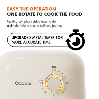 GAABOR AIR FRYER 2L CREAM AF20M-YE01A 4