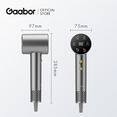 GAABOR HIGH SPEED HAIR DRYER 1600W LED DISPLAY GREY HD-M05A 9