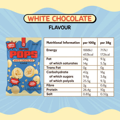 Nano Supps Protein Pops (Box of 12) - 白巧克力 2