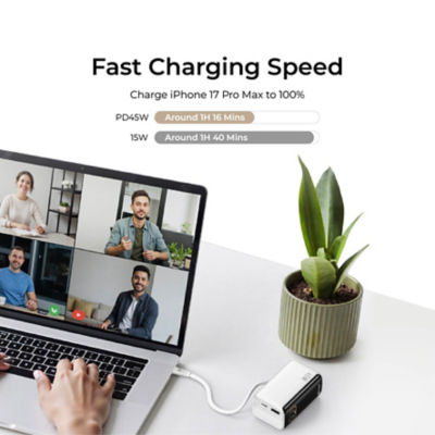 Mazer (CCC + QR) PowerCharge AI RLink 45W 10000mAh Power Bank - M-Ai-PC45R10-V7 5