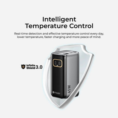 Mazer (CCC + QR) PowerCharge AI RLink 45W 10000mAh Power Bank - M-Ai-PC45R10-V7 9