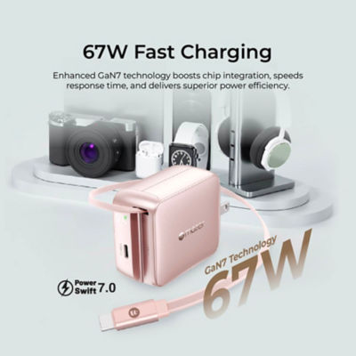 Mazer PrestigeGaN R 67W GaN Wall Charger - M-G67W-R6 6