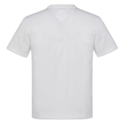 MCM Laurel Logo Print T-Shirt in Organic Cotton (White - M size) 4