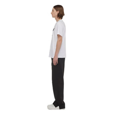 MCM Laurel Logo Print T-Shirt in Organic Cotton (White - M size) 5