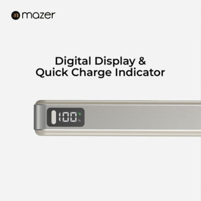 Mazer (CCC + QR) Qi2.2 认证 25W 10000mAh 磁吸无线移动电源 - M-MagAir31 8