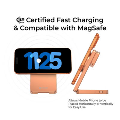 Mazer Qi2.2 Certified 25W Foldable 3-in-1 Wireless Charger - M-MagFold07 5