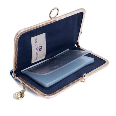 COCOONESE Kiss Clasp Card Holder - Fall (Light Blue) 3