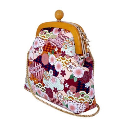 COCOONESE Jupiter Clasp Shoulder Bag - Natsume (Red) 3