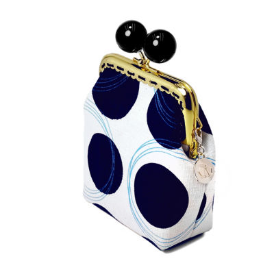 COCOONESE Clutch Purse - Dotted B&W 2