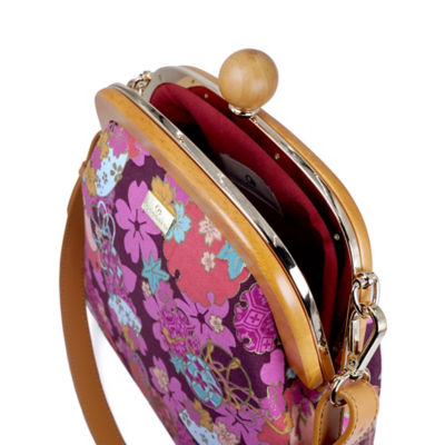 COCOONESE Jupiter Clasp Shoulder Bag - Sakura Clouds (Pink) 3