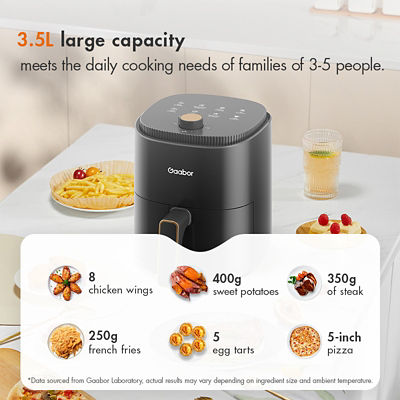 GAABOR AIR FRYER 3.5L BLACK AF-35M02A 4