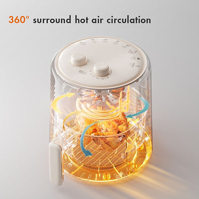 GAABOR 4L空气炸锅 奶油色 AF-40M01A 5