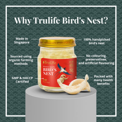 TruLife Golden Strand Premium Bird’s Nest Rich Essence Sugar Free 160g 8