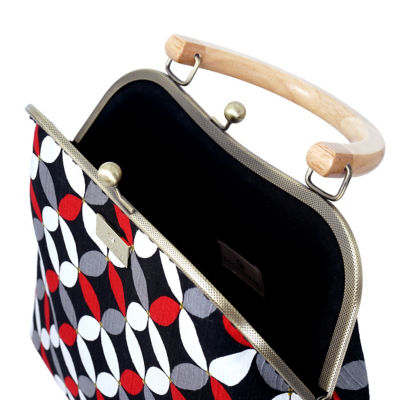 COCOONESE Clasp Handbag - Seven Treasures (Black) 3