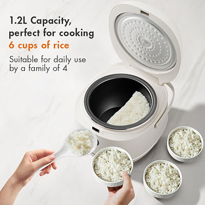 GAABOR RICE COOKER 1.2L TOUCH CONTROL WHITE RC-30T01A 7