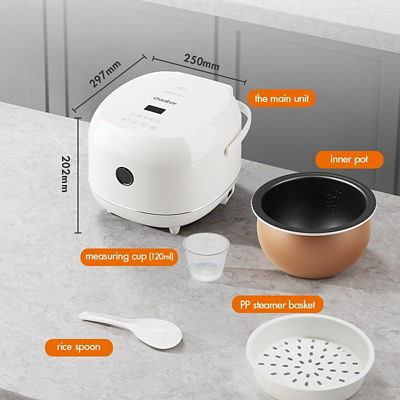 GAABOR RICE COOKER 1.2L TOUCH CONTROL WHITE RC-30T01A 9