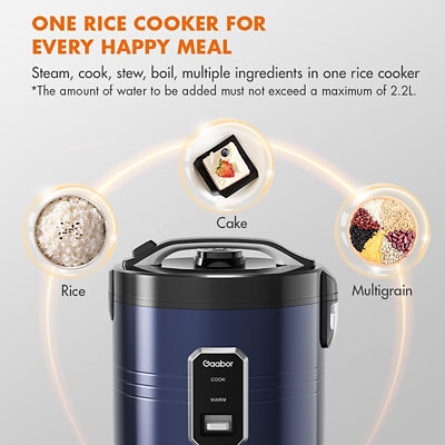 GAABOR RICE COOKER 2.2L BLUE RC50M-BE01A 5