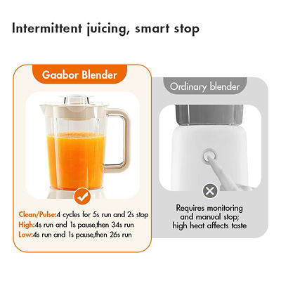 GAABOR 2IN1 JUICER/BLENDER 400W WHITE JM-12E01A 4