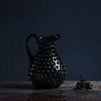 SKLO Kvetna 1794 Polka Dot Water Jug 2000ml - Smoke 4