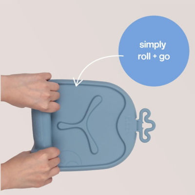 B.Box Roll + Go Mealtime Mat With Spoon 9